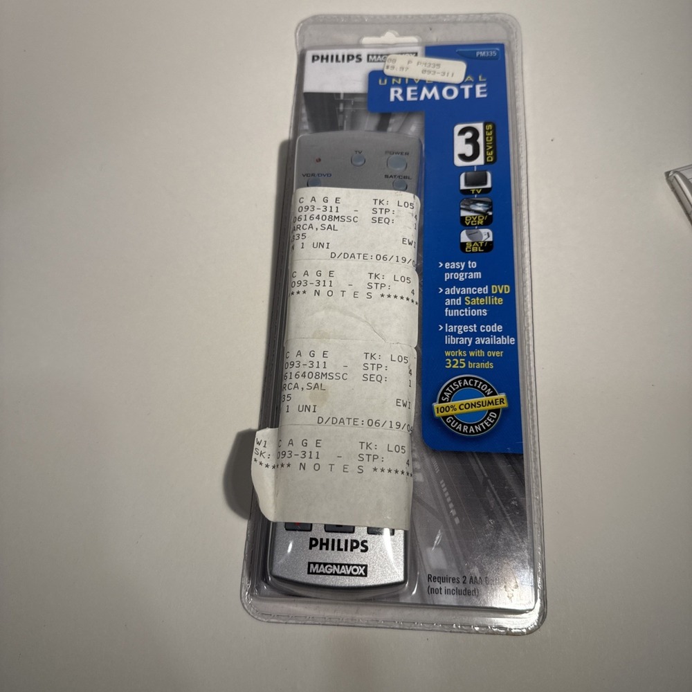 NEW Philips Magnavox PM3ST Universal 3 Device Learning‎ Remote Control Sealed